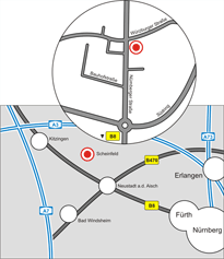 Karte vergr��ern